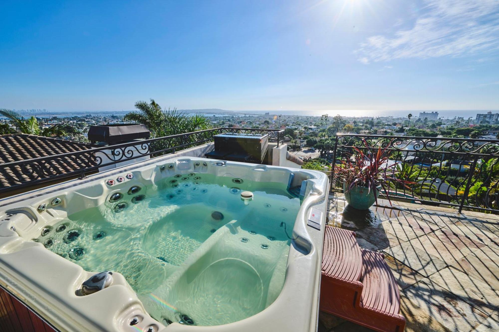 360 Degree Ocean & City Views With Pool, Spa, Close To The Beach! Pets Ok 圣地亚哥 外观 照片